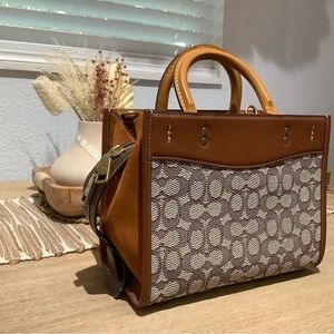 Coach Rogue 25 Signature Jacquard